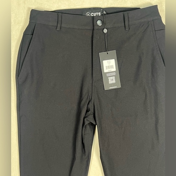 NWT CUTS Clothing Medium Black AO Jogger Performance Pants Work Office Casual - Picture 3 of 8